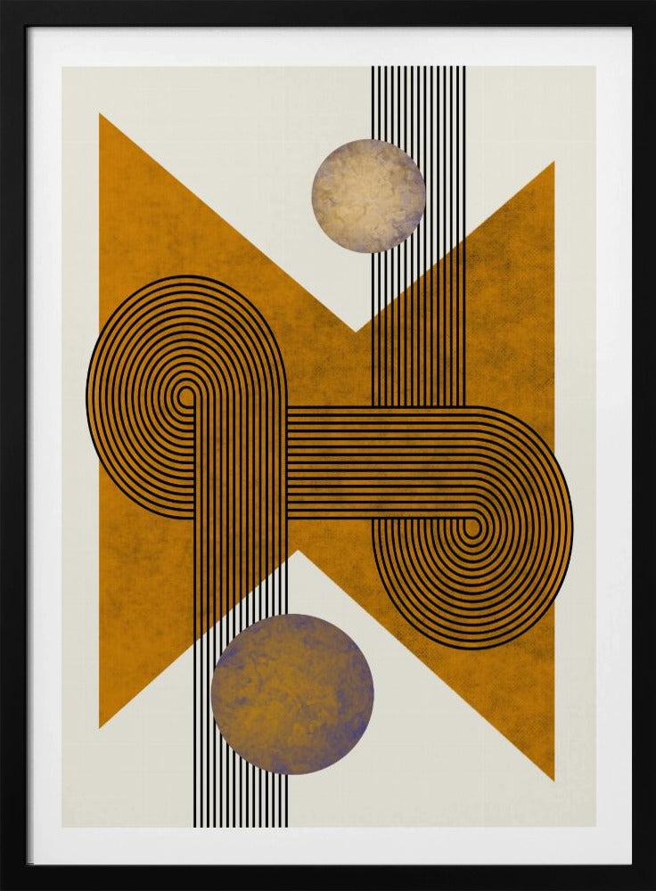 Gestructureerde compositie uit het midden van de eeuw 4 | Poster