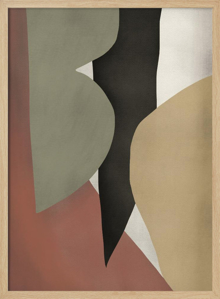 Tropische abstracte vormen | Poster