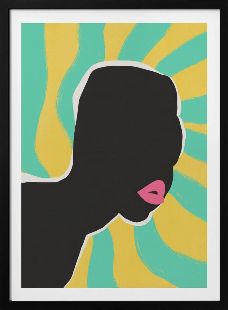 Anoniem portret in de zomer | Poster