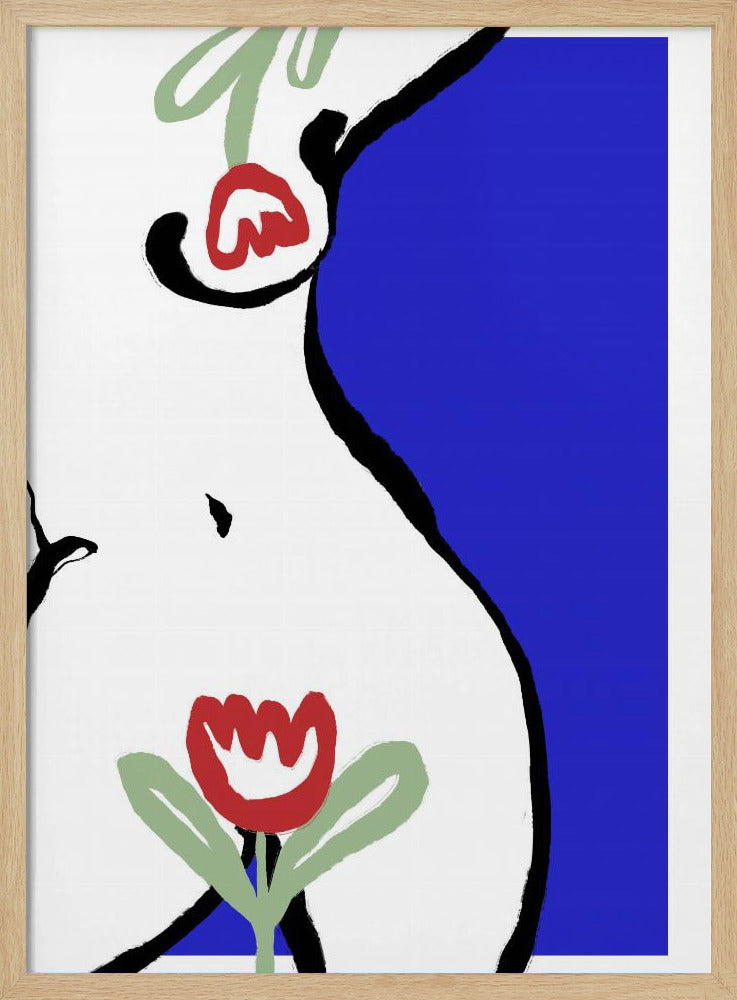 Bloeiend silhouet | Poster