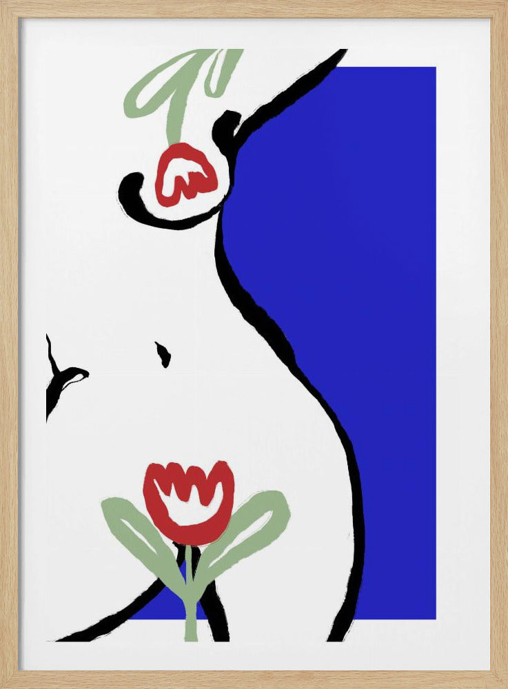 Bloeiend silhouet | Poster