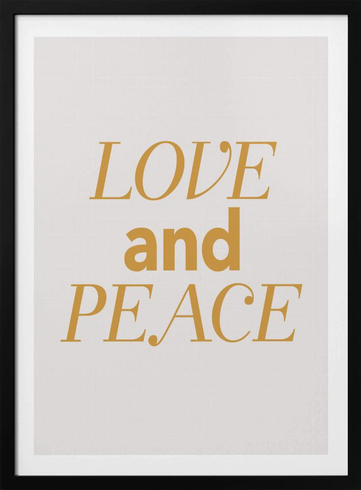 Liefde en vrede | Poster