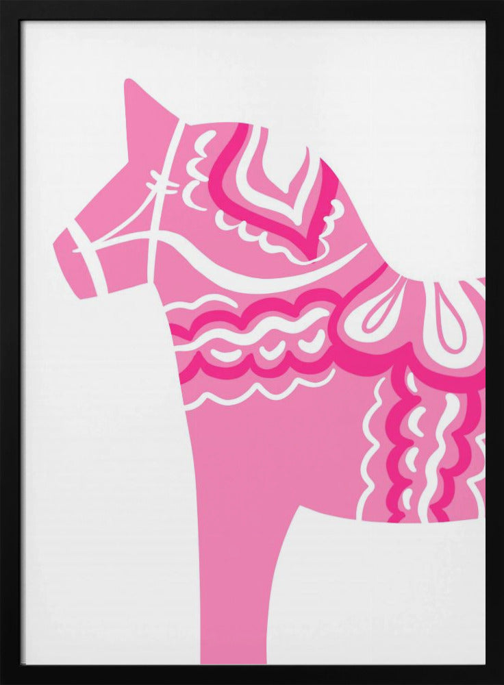 Roze Dala-silhouet | Poster
