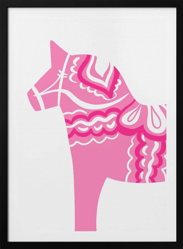 Roze Dala-silhouet | Poster