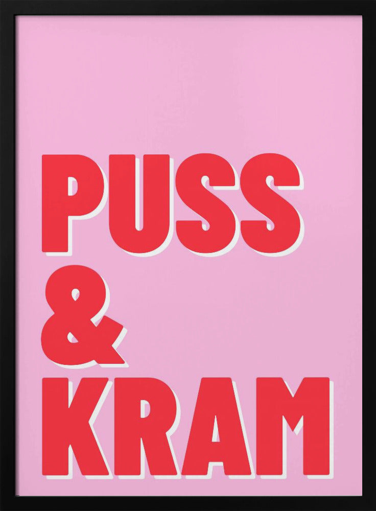 Knuffels en kusjes | Poster