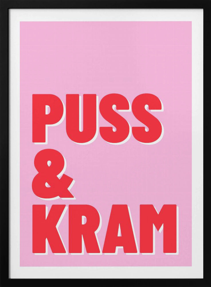 Knuffels en kusjes | Poster