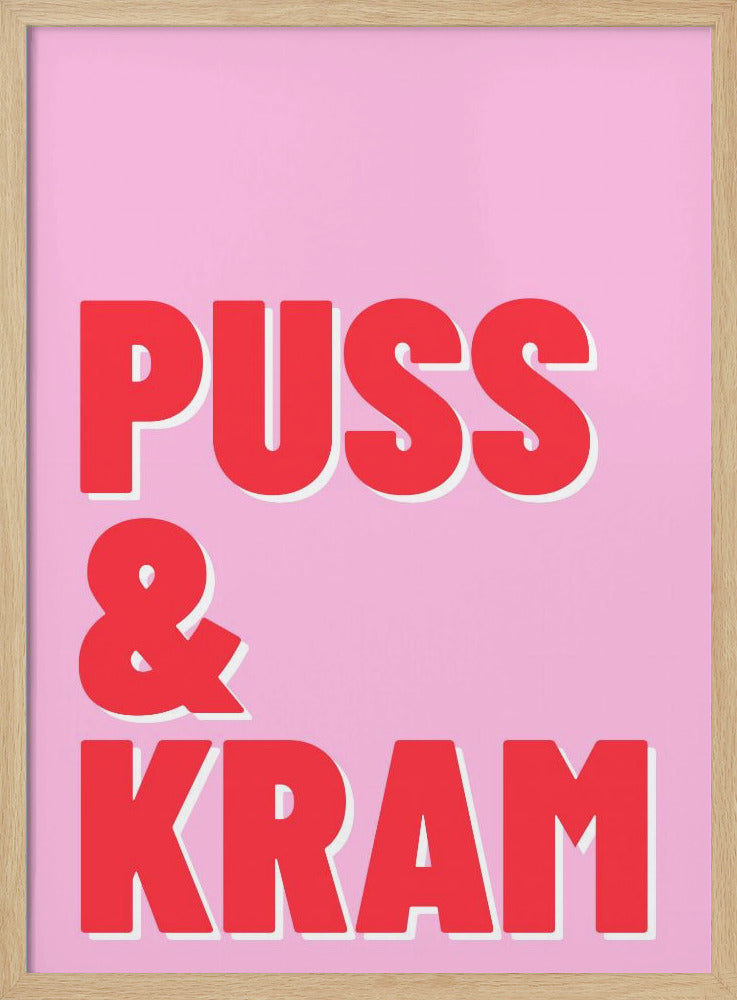 Knuffels en kusjes | Poster