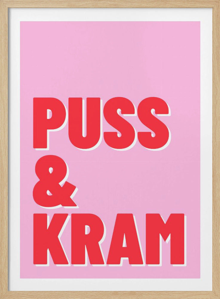 Knuffels en kusjes | Poster