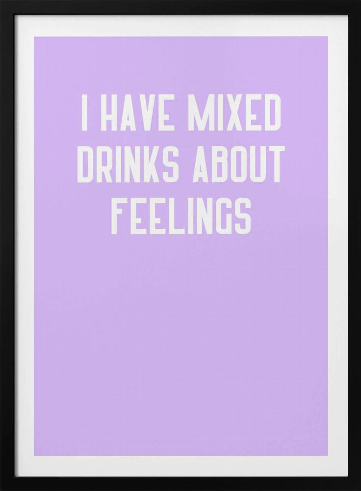 Gemengde emoties | Poster