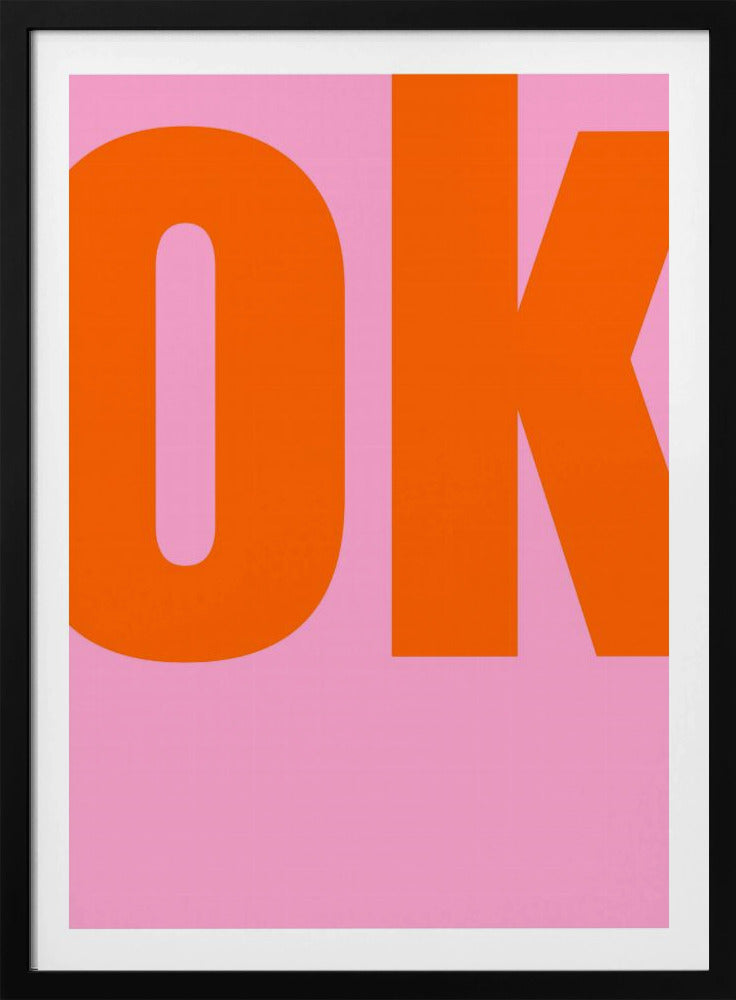 Gedurfde roze statement | Poster