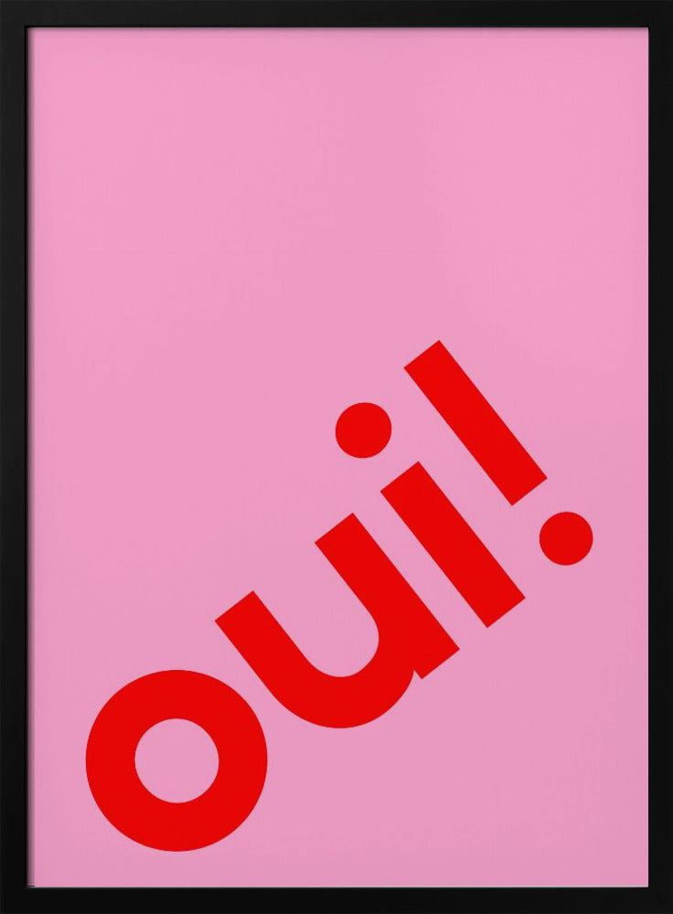 Ja in vette letters | Poster
