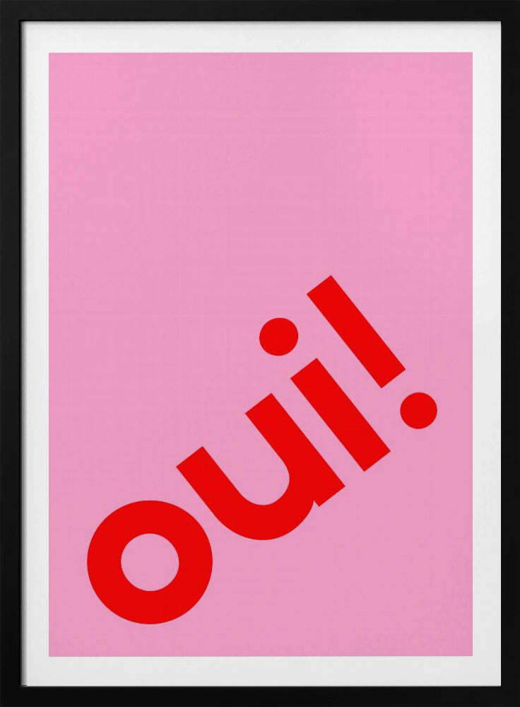 Ja in vette letters | Poster