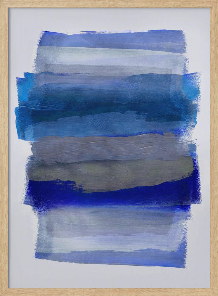 Abstract Brush Strokes 45Y | Poster