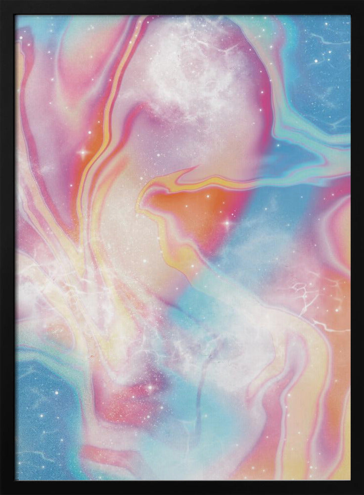 Vintage Pastel Ruimte | Poster
