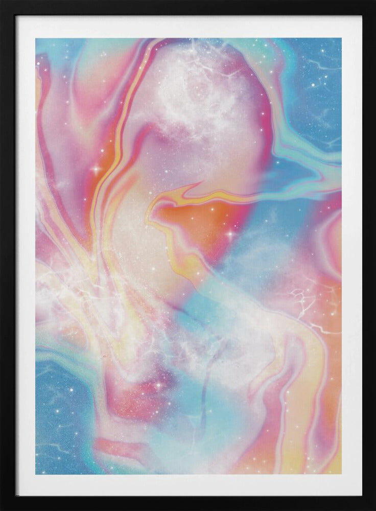 Vintage Pastel Ruimte | Poster