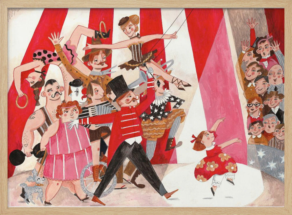 Circus in de stad | Poster