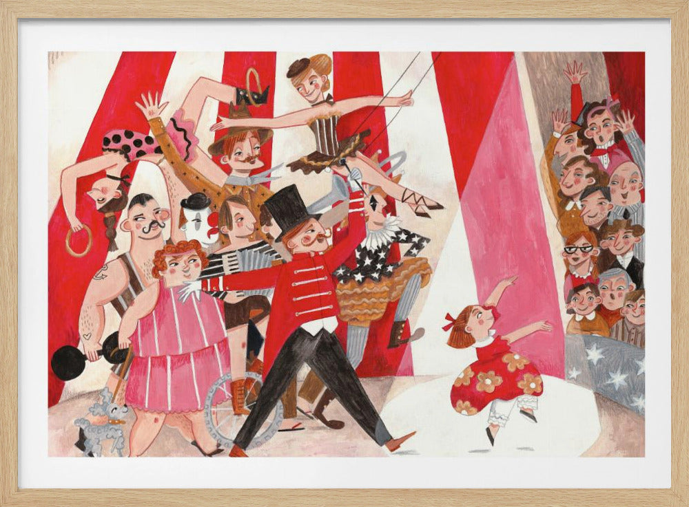 Circus in de stad | Poster