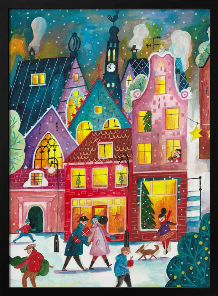 Kerstmis in Amsterdam | Poster