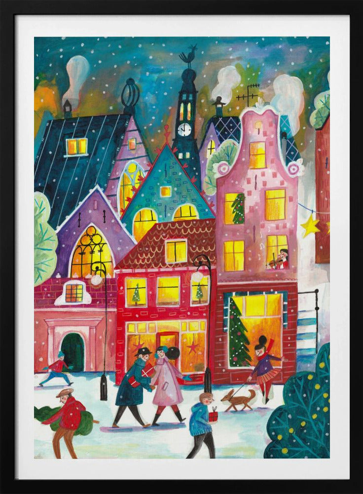 Kerstmis in Amsterdam | Poster