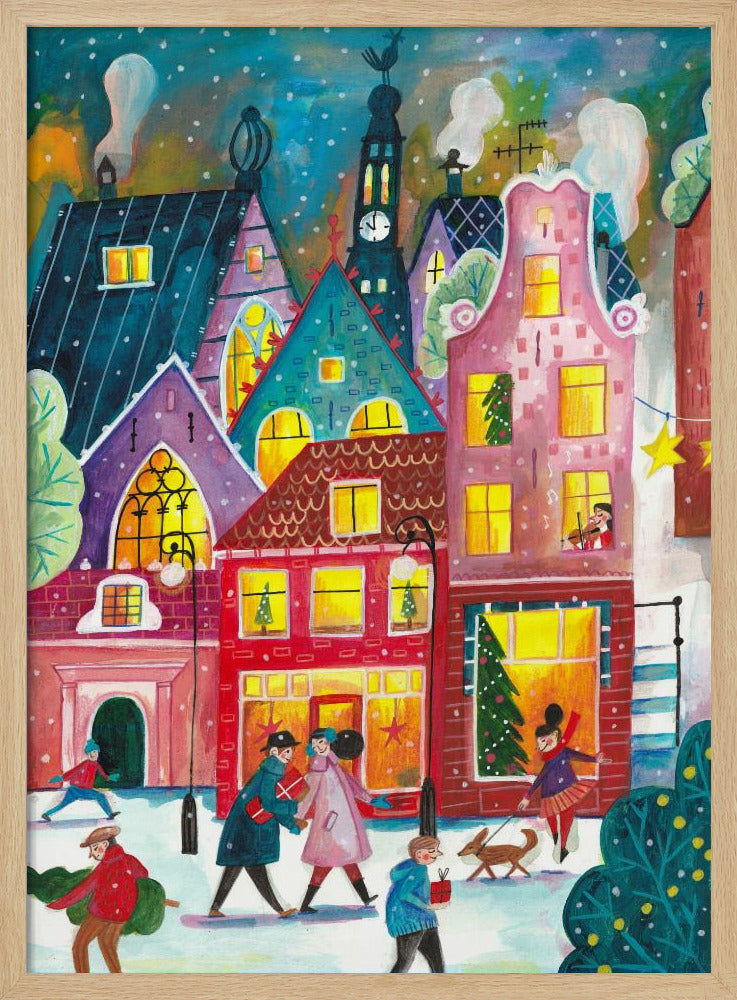 Kerstmis in Amsterdam | Poster