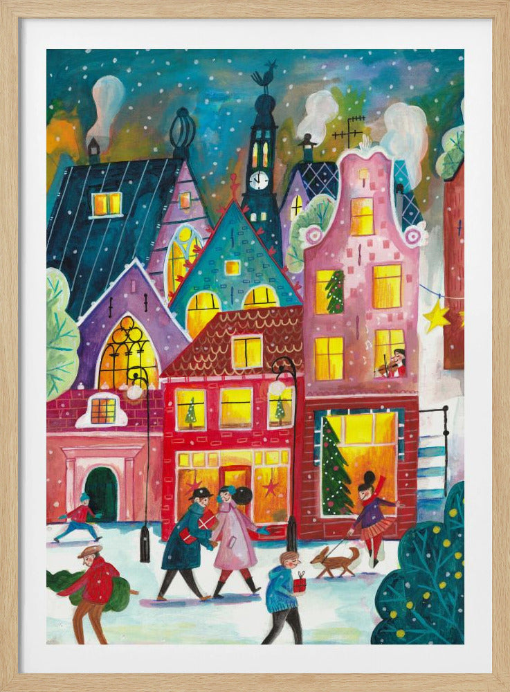 Kerstmis in Amsterdam | Poster