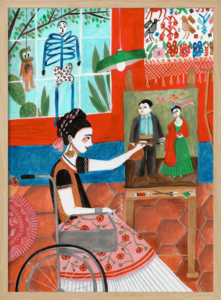Frida in the blue house | Poster