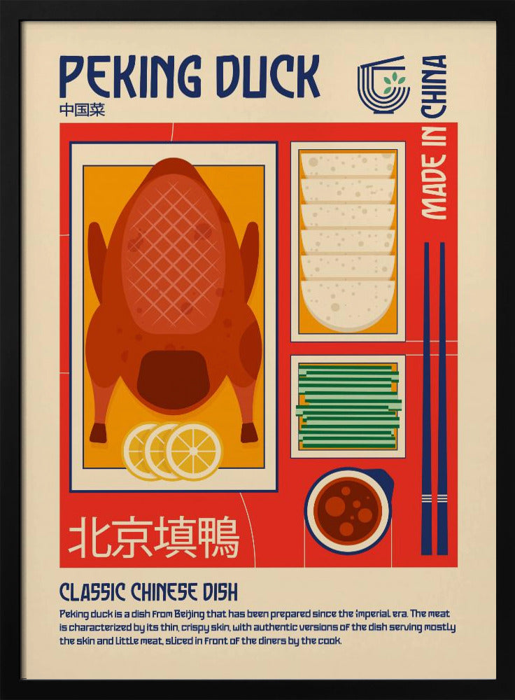 Pekingeend Japans eten Print | Poster