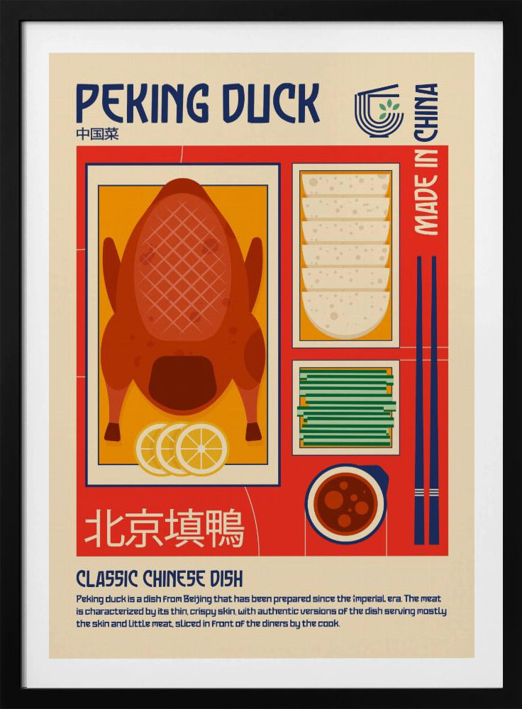 Pekingeend Japans eten Print | Poster