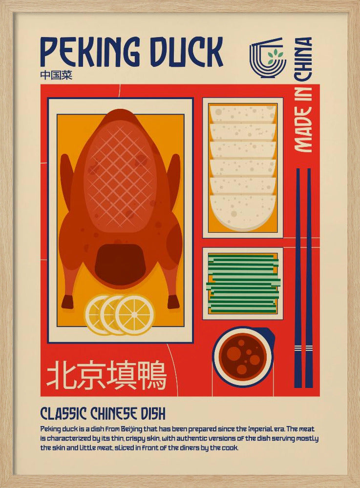 Pekingeend Japans eten Print | Poster