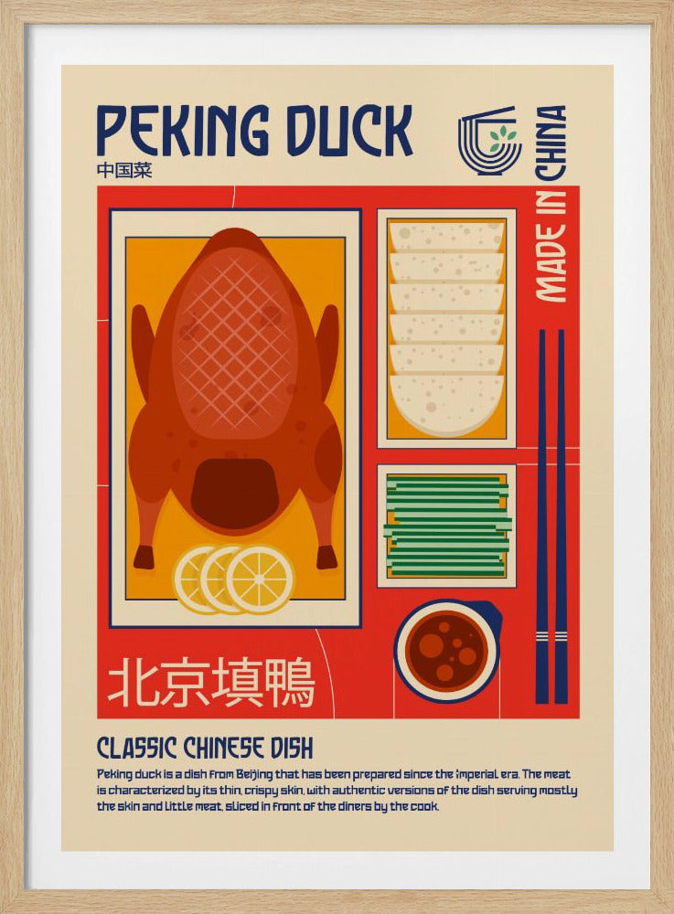 Pekingeend Japans eten Print | Poster