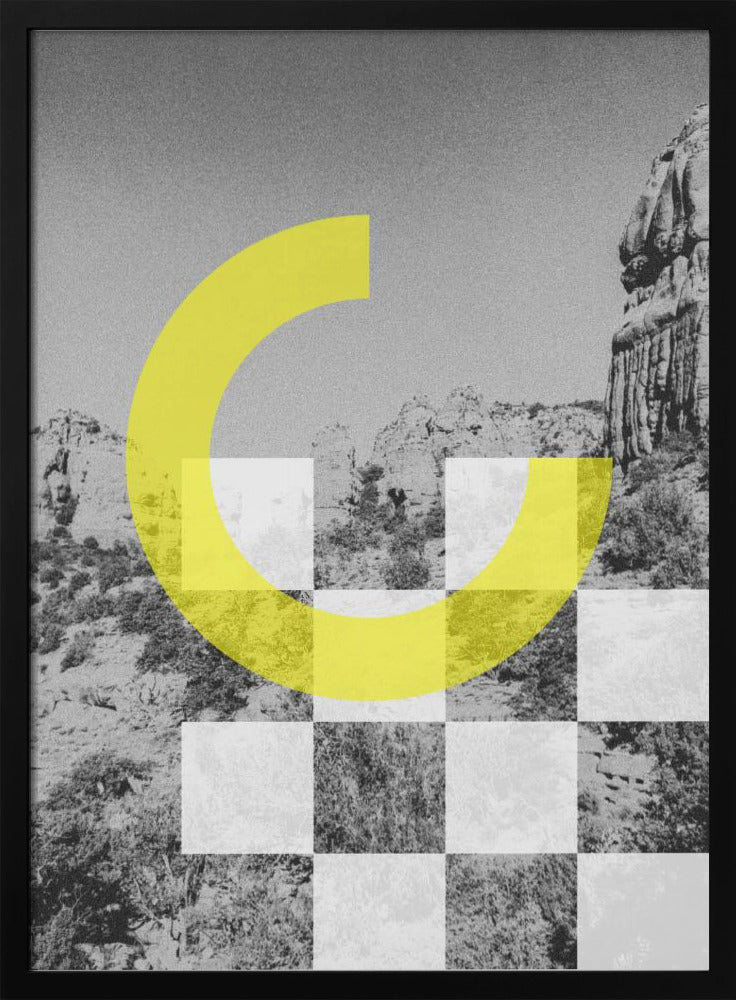 Woestijngeometrie | Poster