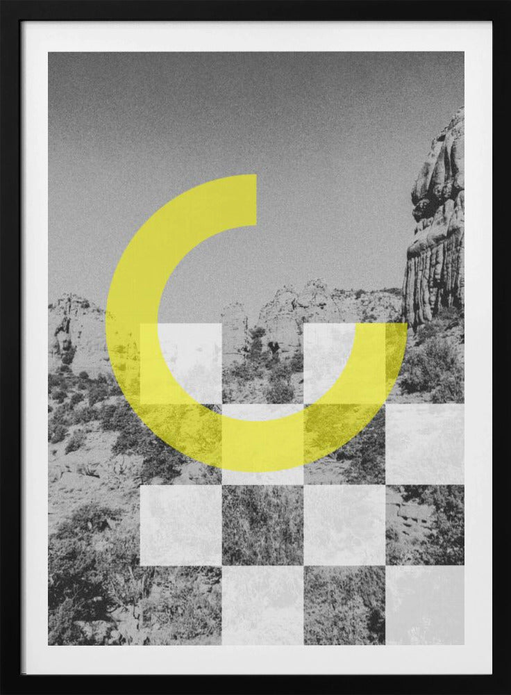 Woestijngeometrie | Poster