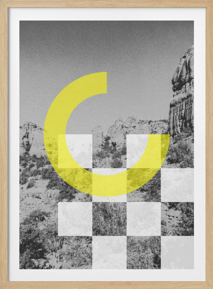 Woestijngeometrie | Poster