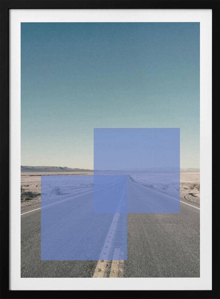 Woestijn Horizon Blokken | Poster