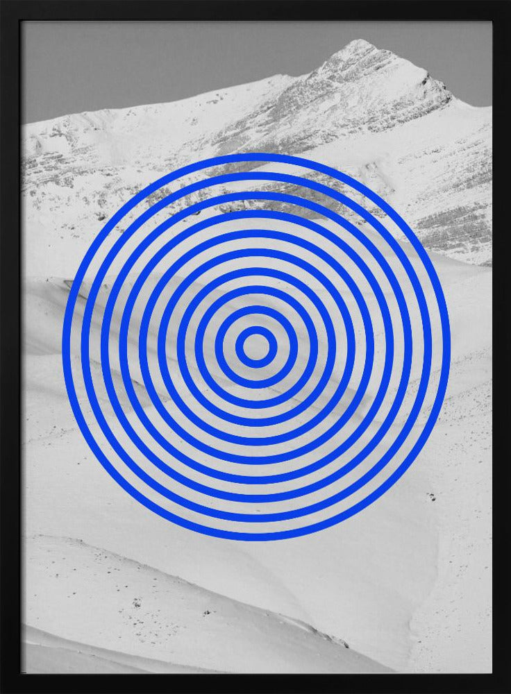 Blauwe Echoes | Poster