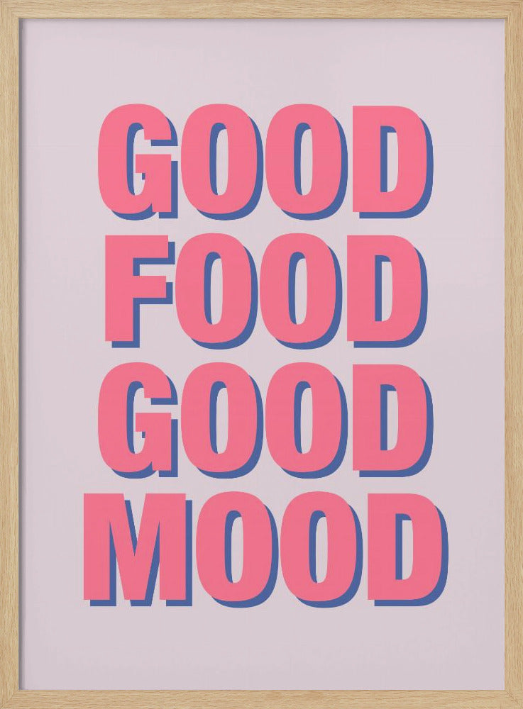 Positieve Vibes Maaltijd | Poster