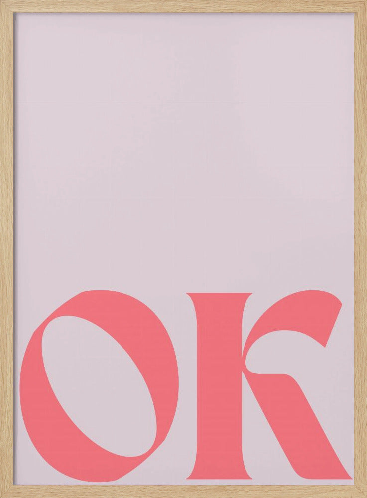 Gedurfd roze | Poster