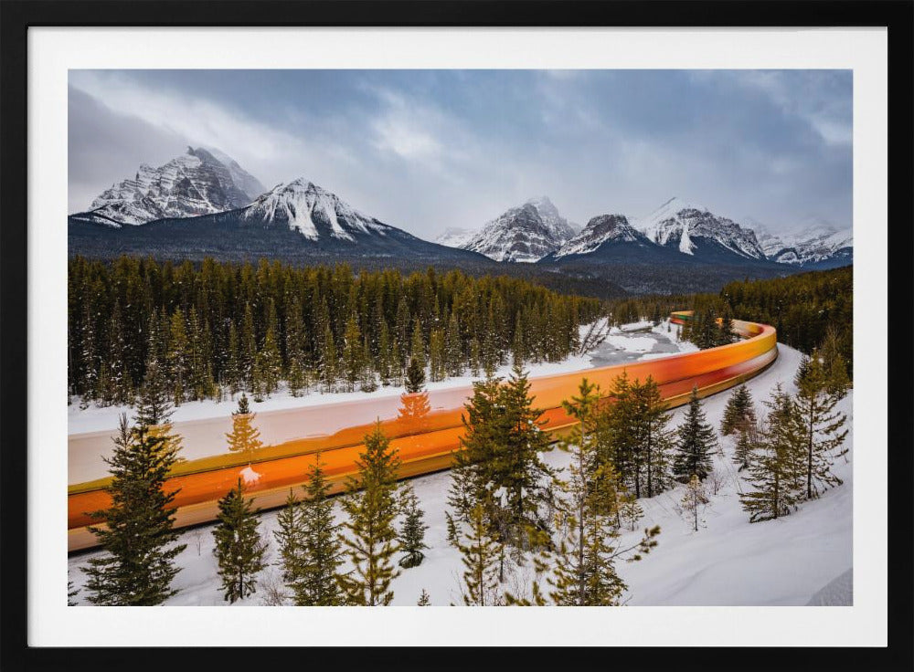 Morant's Curve in de winter | Poster