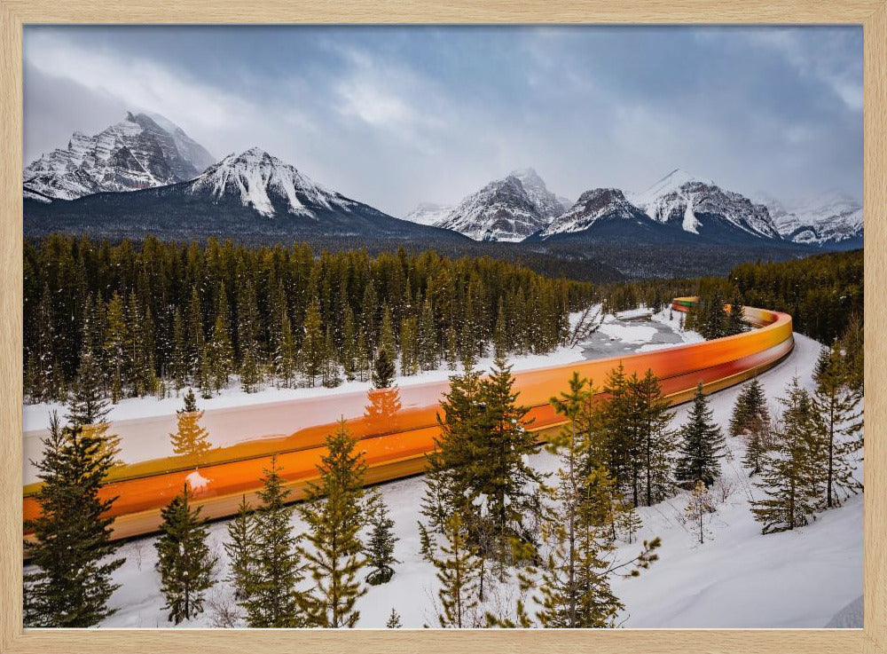 Morant's Curve in de winter | Poster