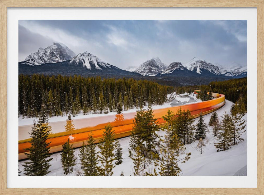 Morant's Curve in de winter | Poster