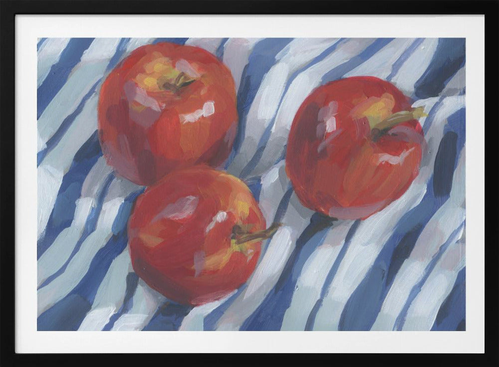 Drie rode appels | Poster