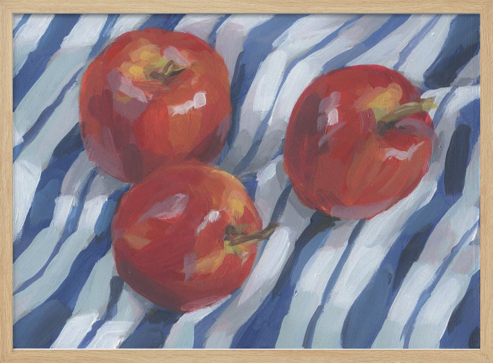 Drie rode appels | Poster