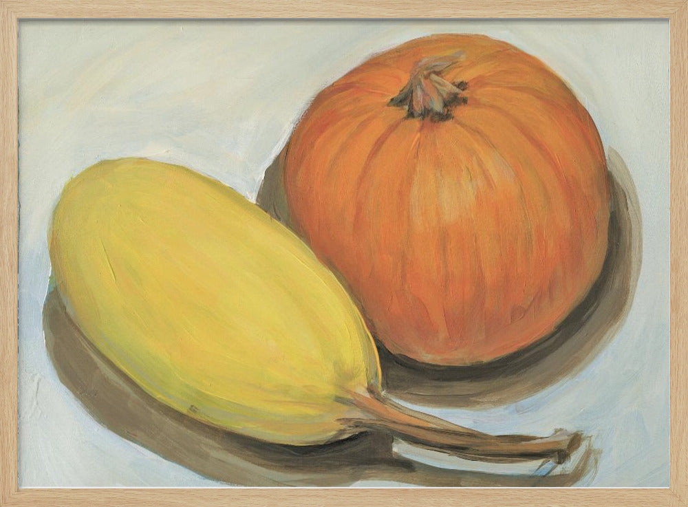 Pompoen en kalebas | Poster