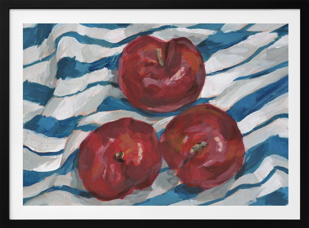Drie pruimen | Poster
