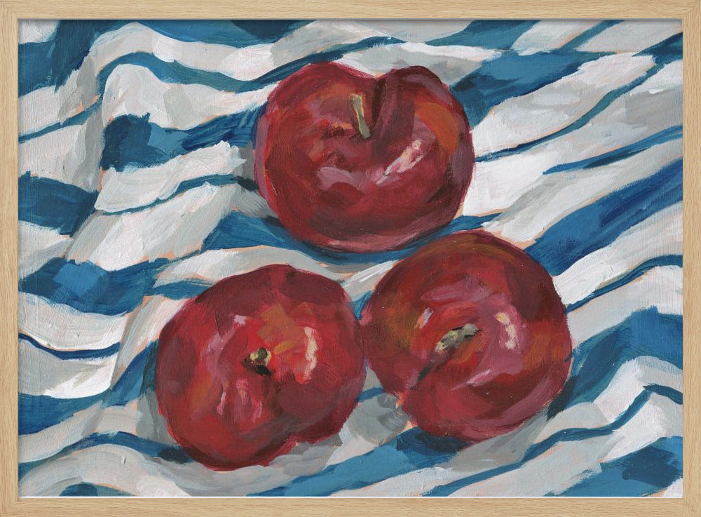 Drie pruimen | Poster