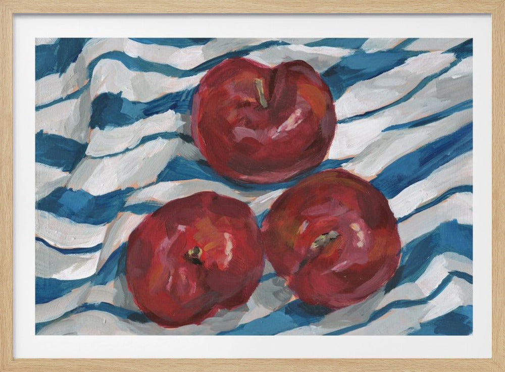 Drie pruimen | Poster