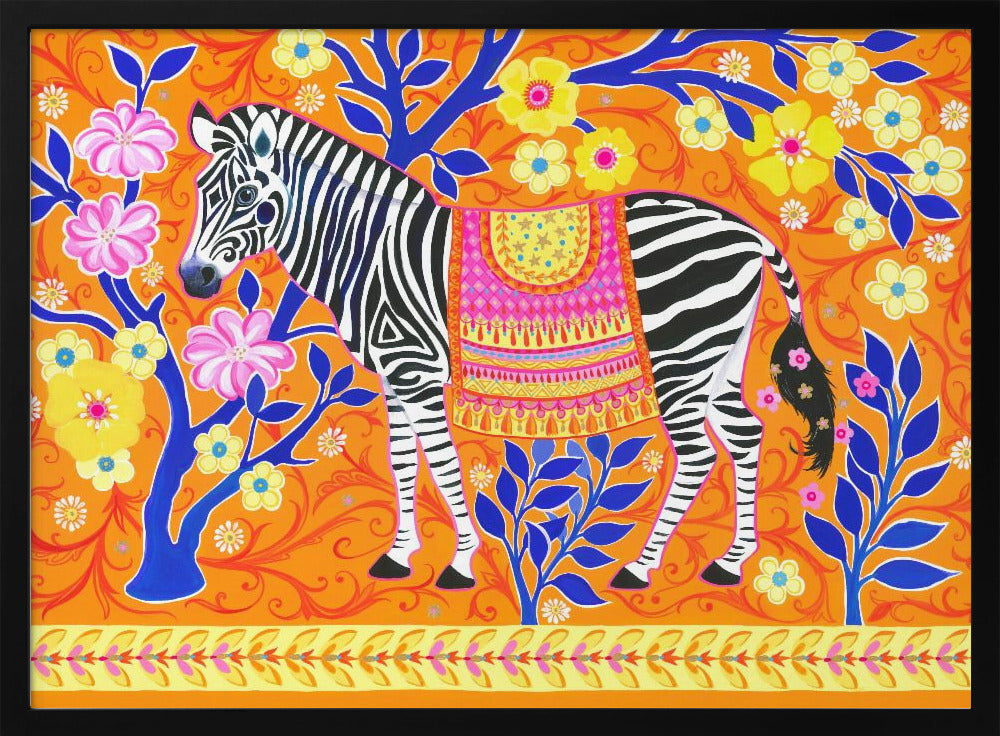 Zebra's levendige droom | Poster