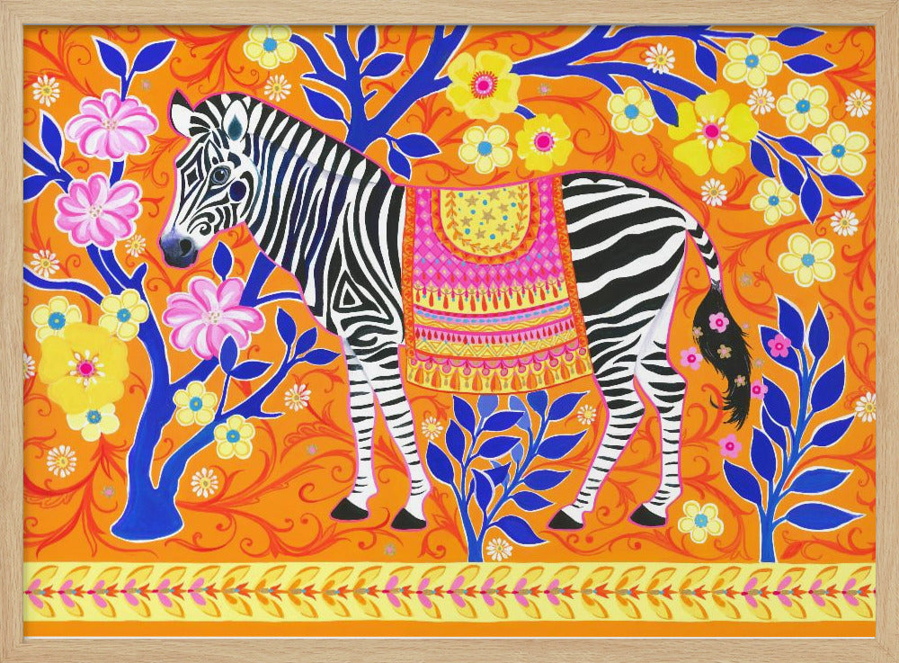 Zebra's levendige droom | Poster