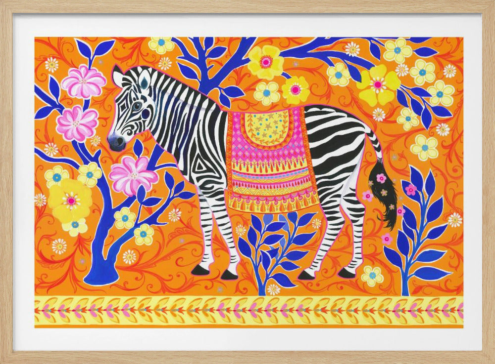 Zebra's levendige droom | Poster