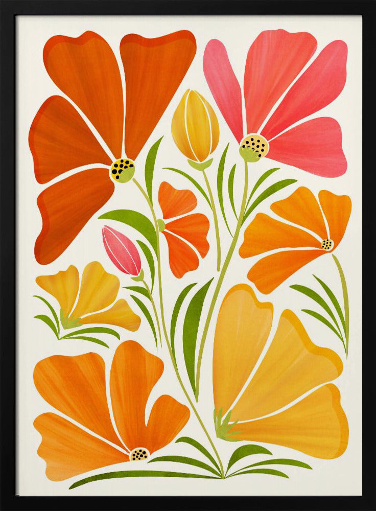 Lentebloemen | Poster